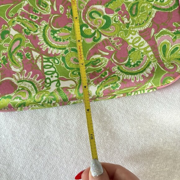 Lilly Pulitzer iPad Tablet Sleeve Case Zip Pink Green Floral Neoprene 8.5x10.5 - Picture 5 of 7